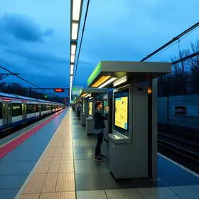 totens de autoatendimento no Metrô